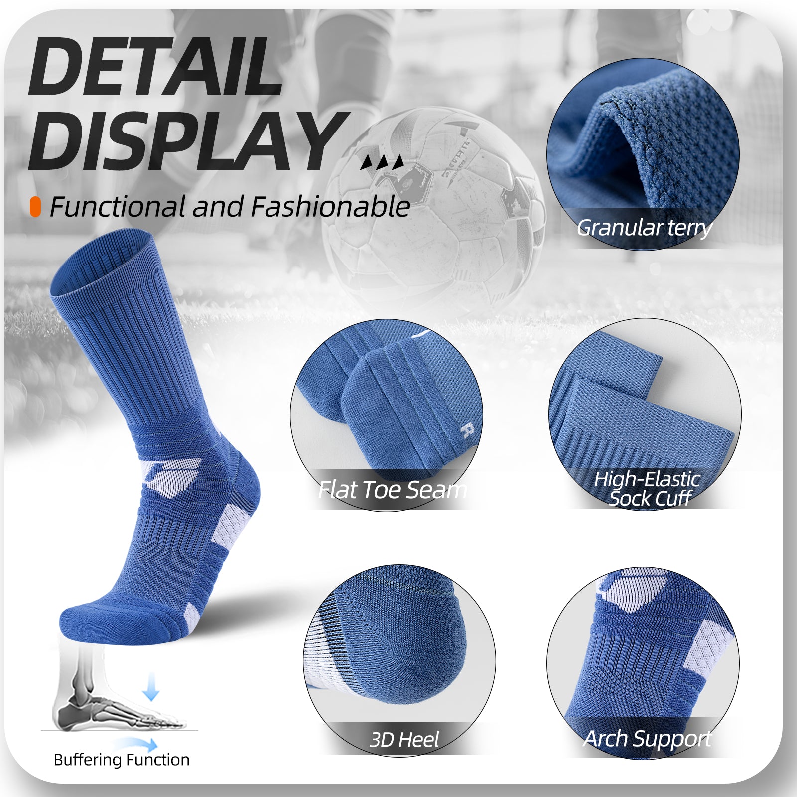 MQAMEX Elite Ultra Light Running Socks-Calcetines tobilleros