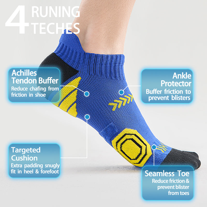 MQAMEX Elite Ultra Light Running Socks-Ankle socks