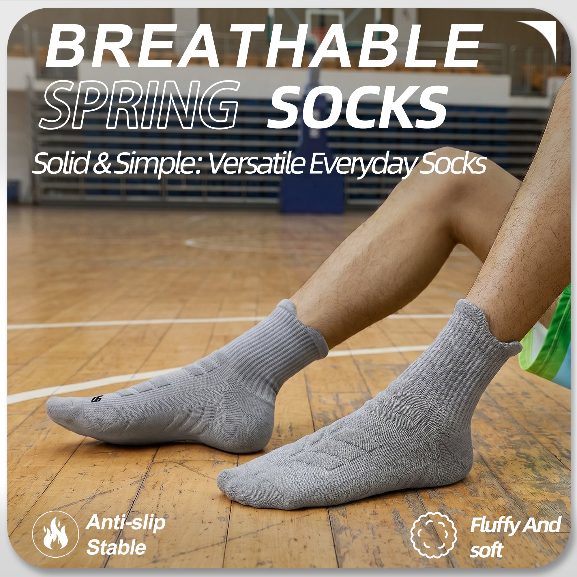 MQAMEX Elite Ultra Light Tennis + Pickleball Socks-Mini Crew Socks