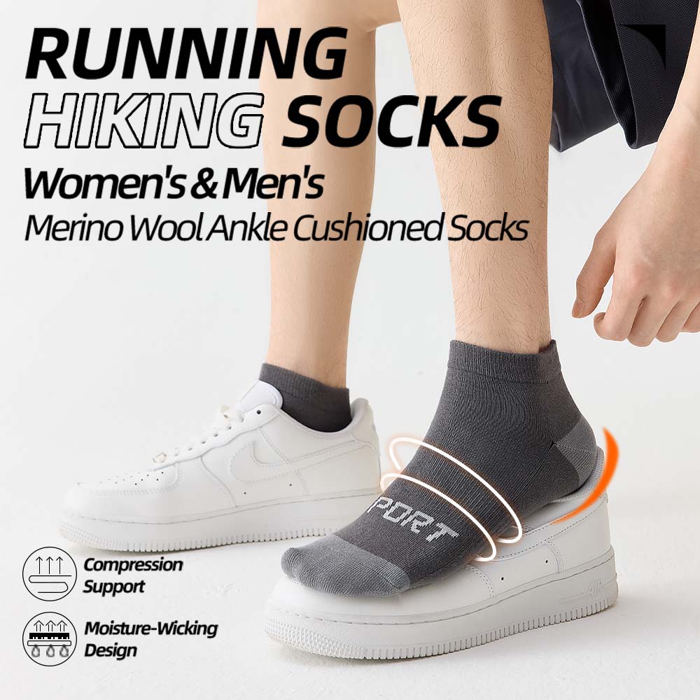 MQAMEX Elite Ultra Light Running Socks-Ankle socks