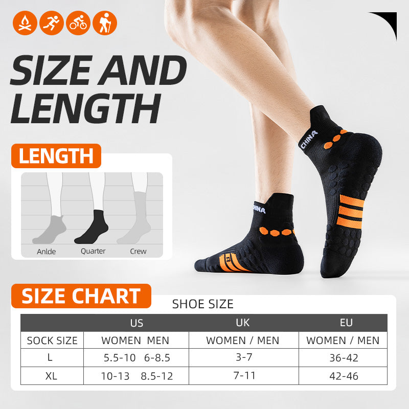 MQAMEX Elite Ultra Light Running Socks-Half Calf Sock