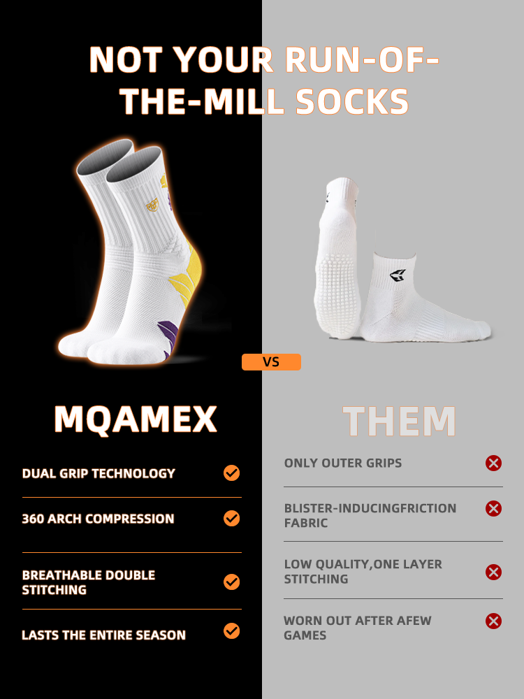 MQAMEX Elite Ultra Light Tennis + Pickleball Socks-Mini Crew Socks