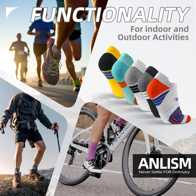 MQAMEX Elite Ultra Light Running Socks-Ankle socks