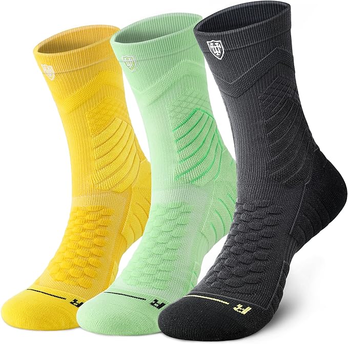 MQAMEX Ultra Light Compression Socks-Crew Socks