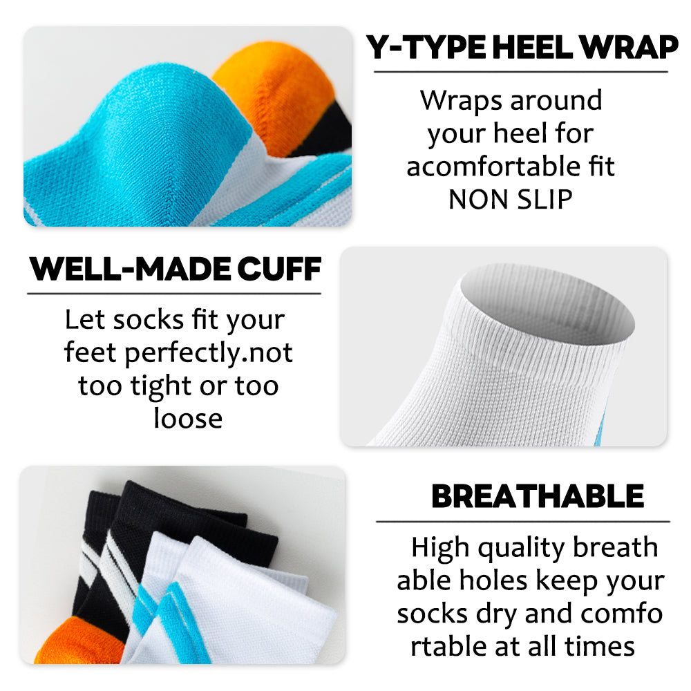 MQAMEX Elite Ultra Light Running Socks-Half Calf Sock