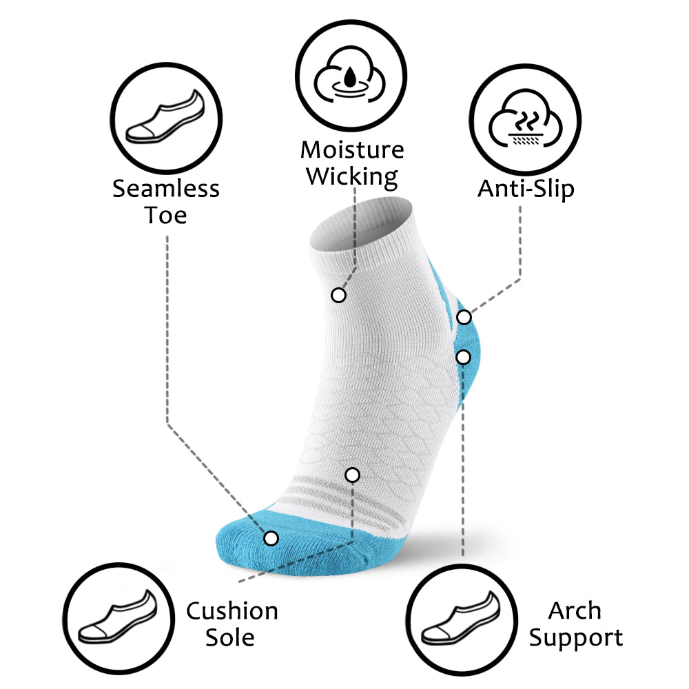 MQAMEX Elite Ultra Light Running Socks-Half Calf Sock